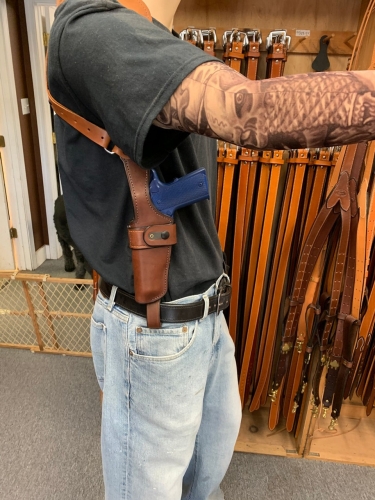 Full Shoulder Holster with Double Mag Pouch
