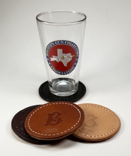 Personalized Leather Coasters (set of 4) - Image 3