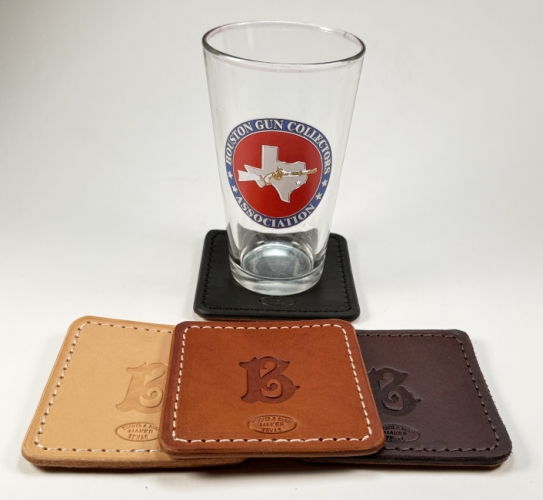 Personalized Leather Coasters (set of 4)