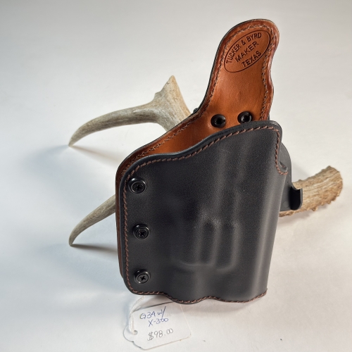 Glock 34 w/X300, R/H DC-2 Paddle Holster