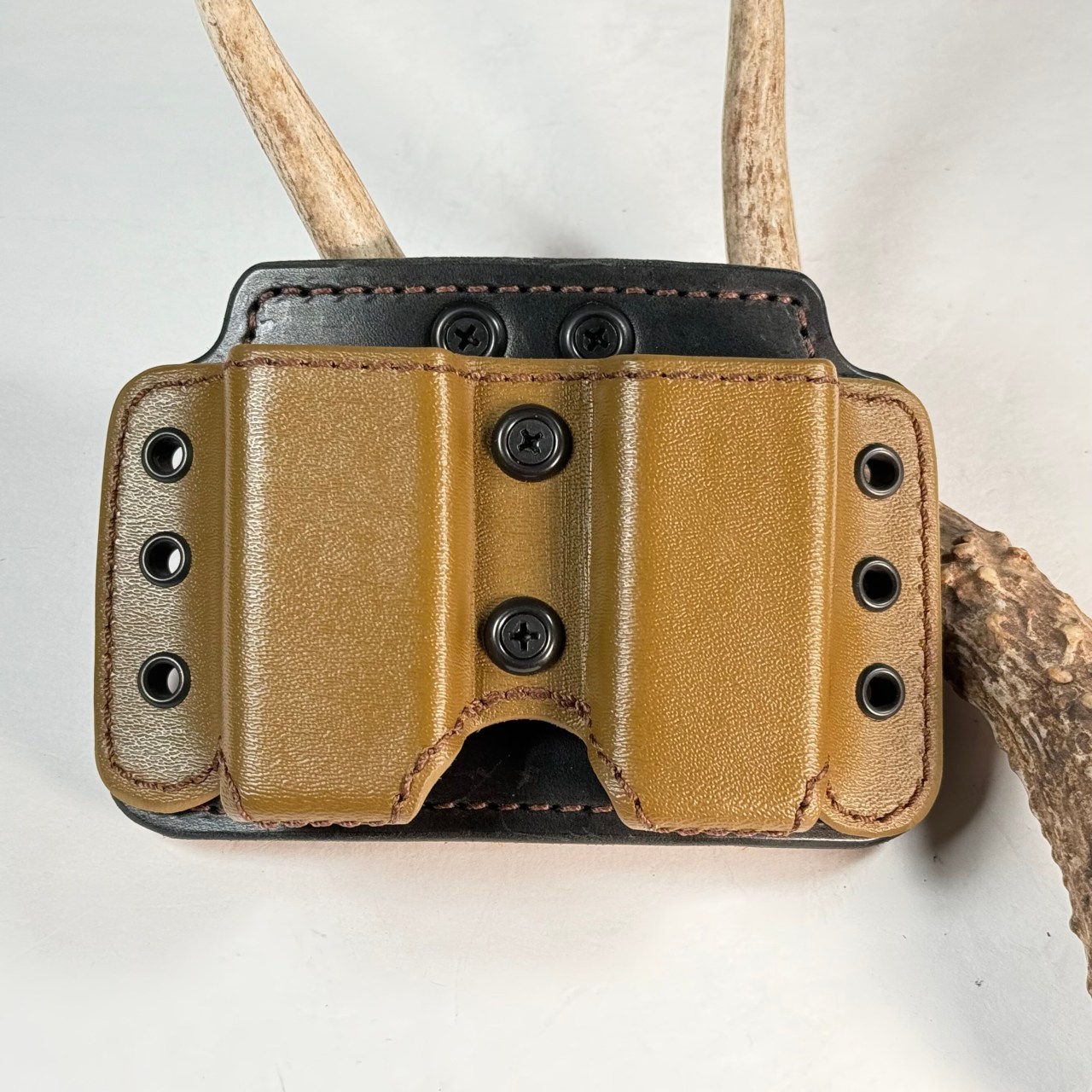 Deep Carry OWB Double Mag Pouch w/Paddle