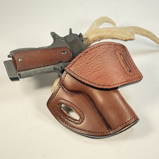 HF-1 Belt Holster with Shark Leather Trim